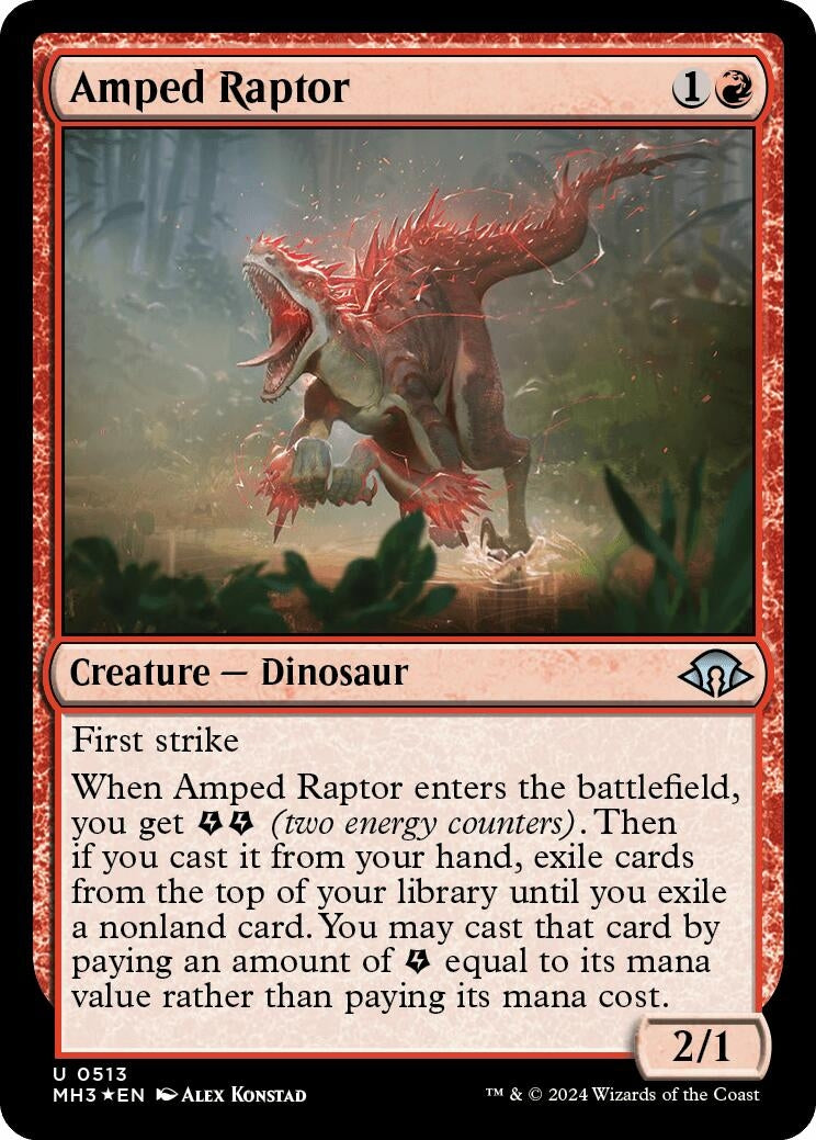 Amped Raptor (Ripple Foil) (513) (MH3)