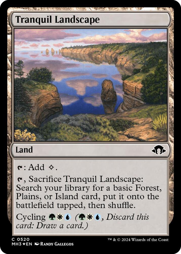 Tranquil Landscape (Ripple Foil) (520) (MH3)