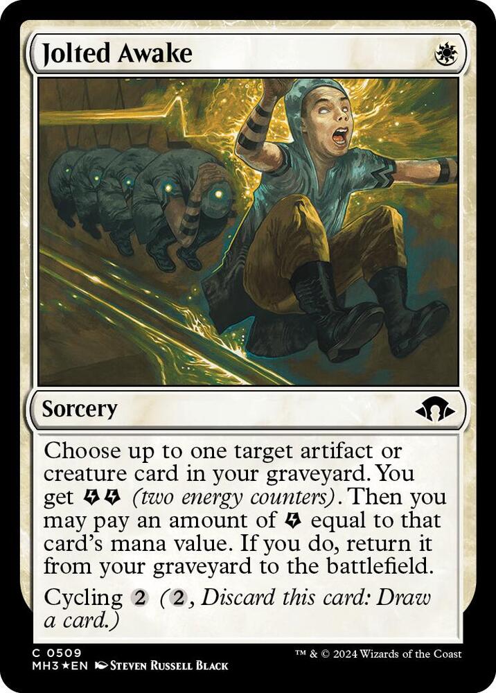 Jolted Awake (Ripple Foil) (509) (MH3)