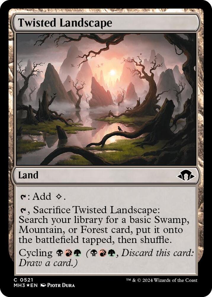 Twisted Landscape (Ripple Foil) (521) (MH3)