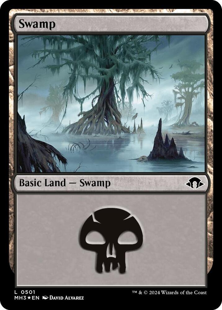 Swamp (0501) (Ripple Foil) (501) (MH3)
