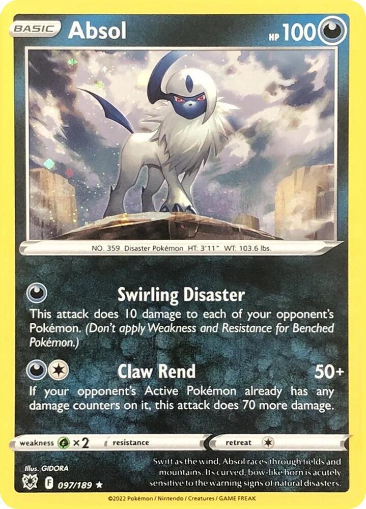 Absol - 097/189 (Cosmos Holo) (097/189) (MCAP)