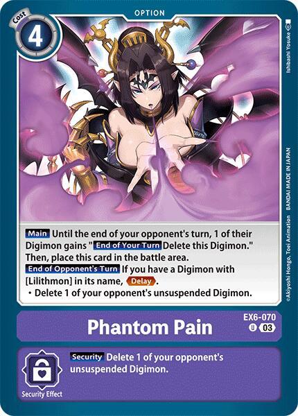 Phantom Pain (EX6-070 U) (EX-06)