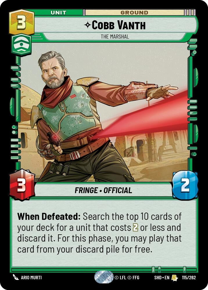 Cobb Vanth - The Marshal (115/262) (SHD)