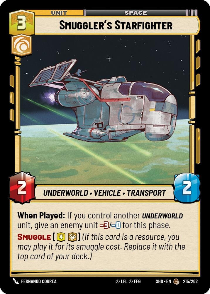 Smuggler's Starfighter (215/262) (SHD)