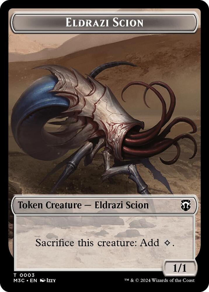 Eldrazi Scion // Eldrazi Spawn Double-Sided Token (3 // 2) (M3C)