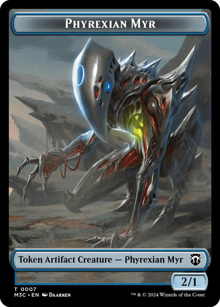 Phyrexian Myr // Servo Double-Sided Token (7 // 33) (M3C)