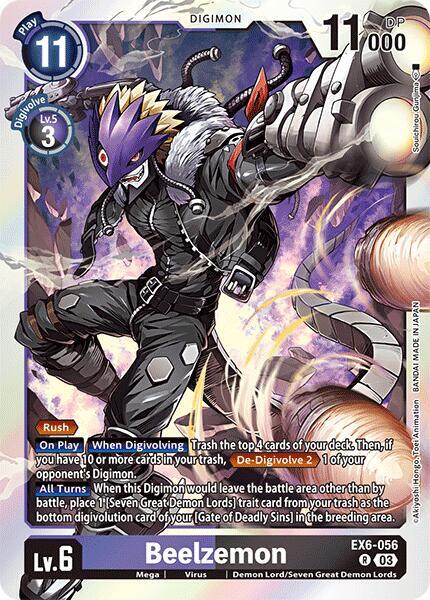 Beelzemon (EX6-056 R) (EX-06)