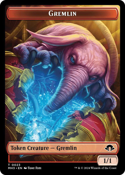 Image for Gremlin // Energy Reserve Double-Sided Token (23 // 36) (MH3) - Magic: The Gathering