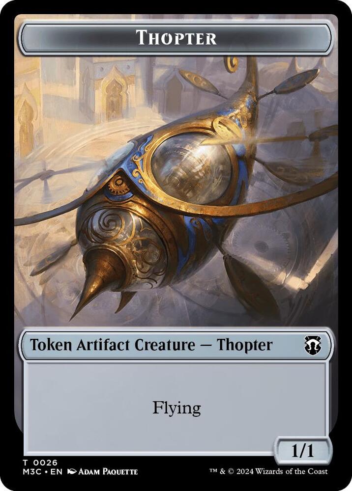 Thopter (Ripple Foil) // Copy Double-Sided Token (26 // 1) (M3C)