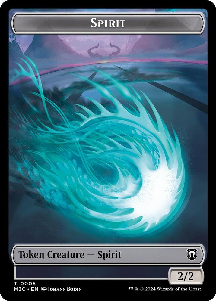Spirit (Ripple Foil) // Eldrazi Double-Sided Token (5 // 1) (M3C)