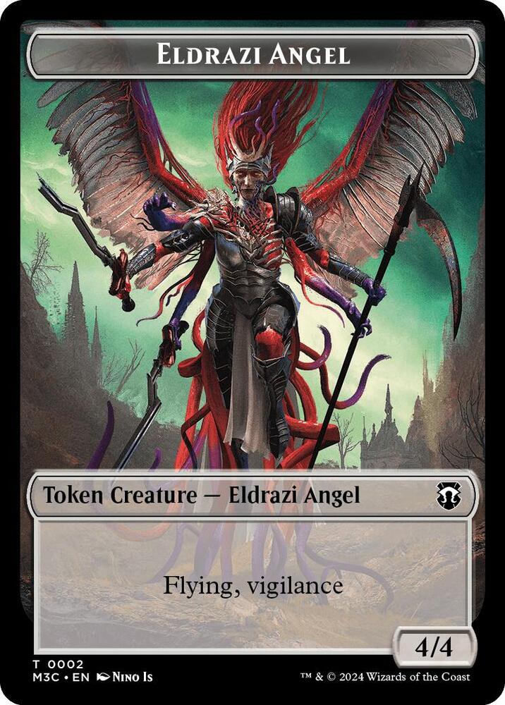 Eldrazi Angel (Ripple Foil) // Copy Double-Sided Token (2 // 1) (M3C)
