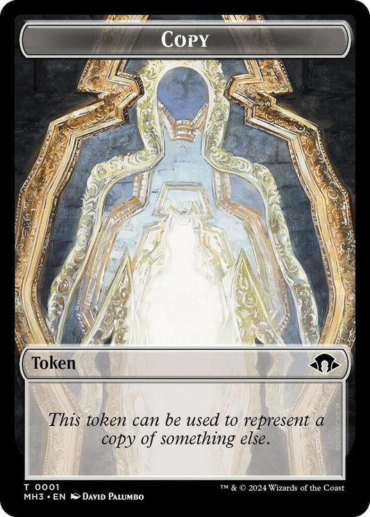 Image for Copy (Ripple Foil) // Eldrazi Angel Double-Sided Token (1 // 2) (M3C) - Magic: The Gathering