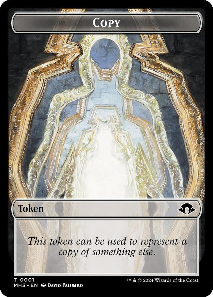 Copy (Ripple Foil) // Eldrazi Angel Double-Sided Token (1 // 2) (M3C)