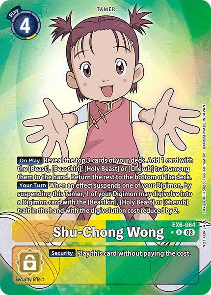 Shu-Chong Wong (Box Promotion Pack: Infernal Ascension) (EX6-064 U) (EX-06)