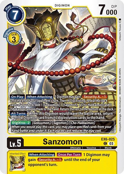 Sanzomon (EX6-025 C) (EX-06)