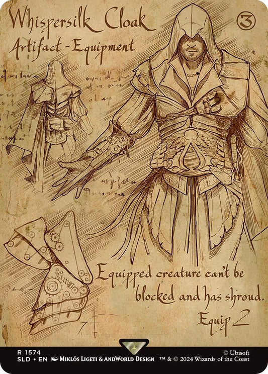 Image for Whispersilk Cloak (1574) (1574) (SLD) - Magic: The Gathering