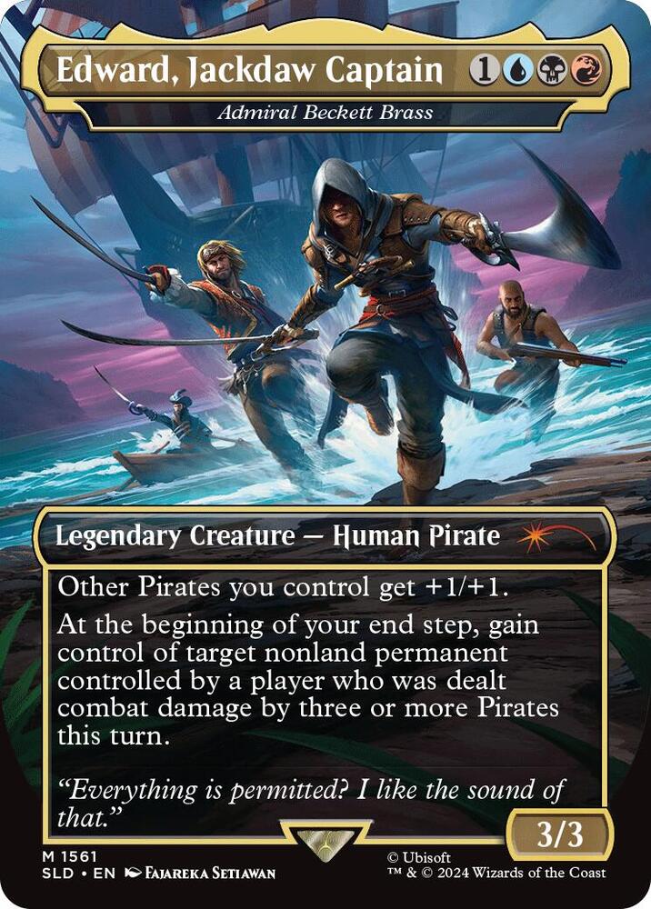 Edward, Jackdaw Captain - Admiral Beckett Brass (1561) (SLD)