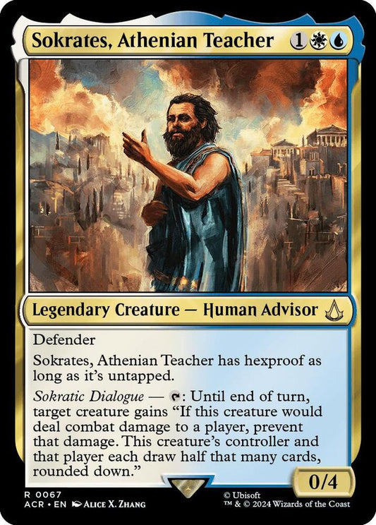 Image for Sokrates, Athenian Teacher (67) (ACR) - Magic: The Gathering