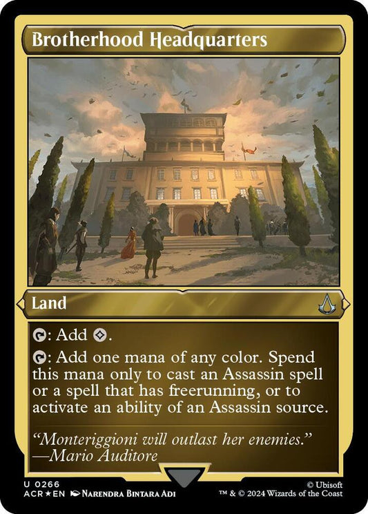 Image for Brotherhood Headquarters (Foil Etched) (266) (ACR) - Magic: The Gathering
