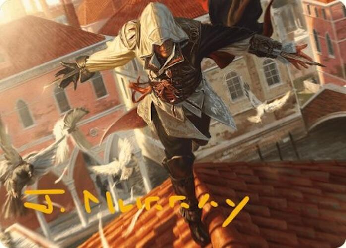 Ezio, Blade of Vengeance Art Card (Gold-Stamped Signature) (19) (ASACR)