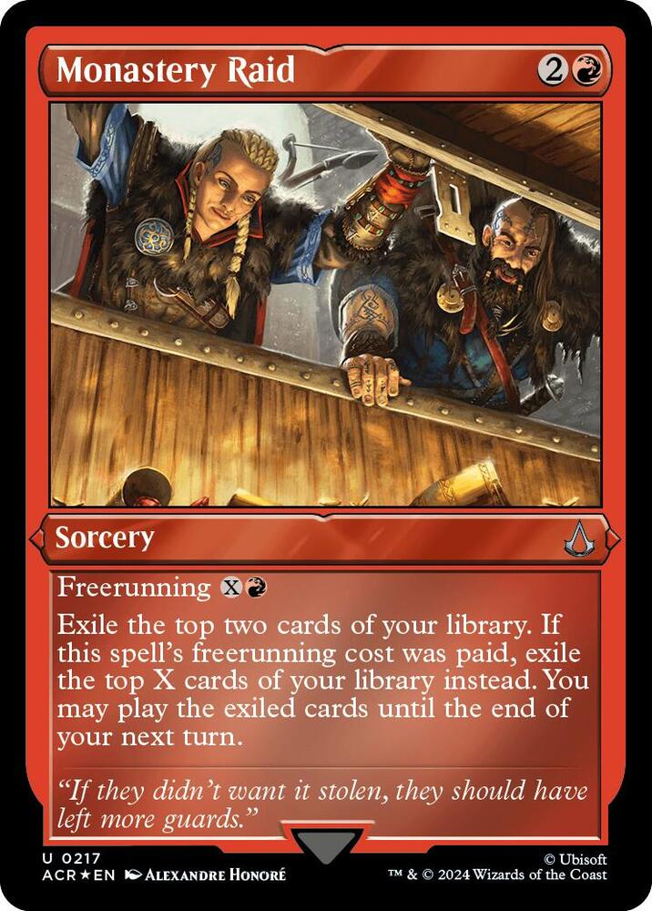 Monastery Raid (Foil Etched) (217) (ACR)
