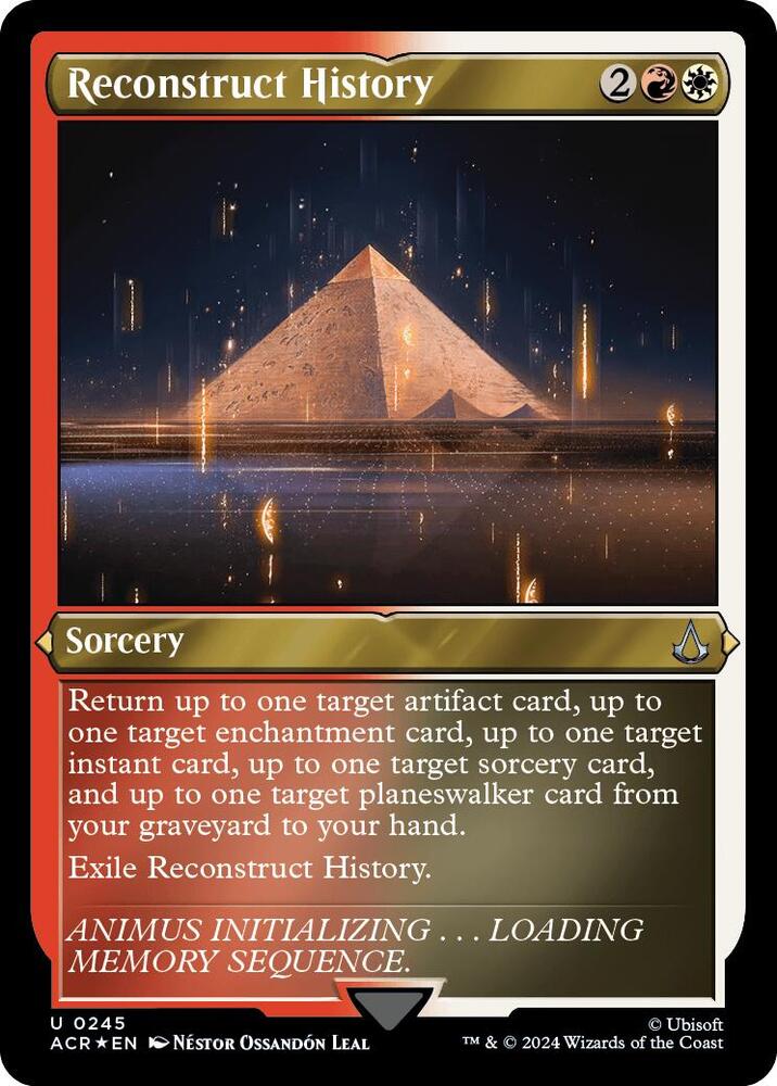 Reconstruct History (Foil Etched) (245) (ACR)