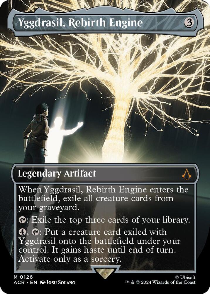 Yggdrasil, Rebirth Engine (Borderless) (126) (ACR)
