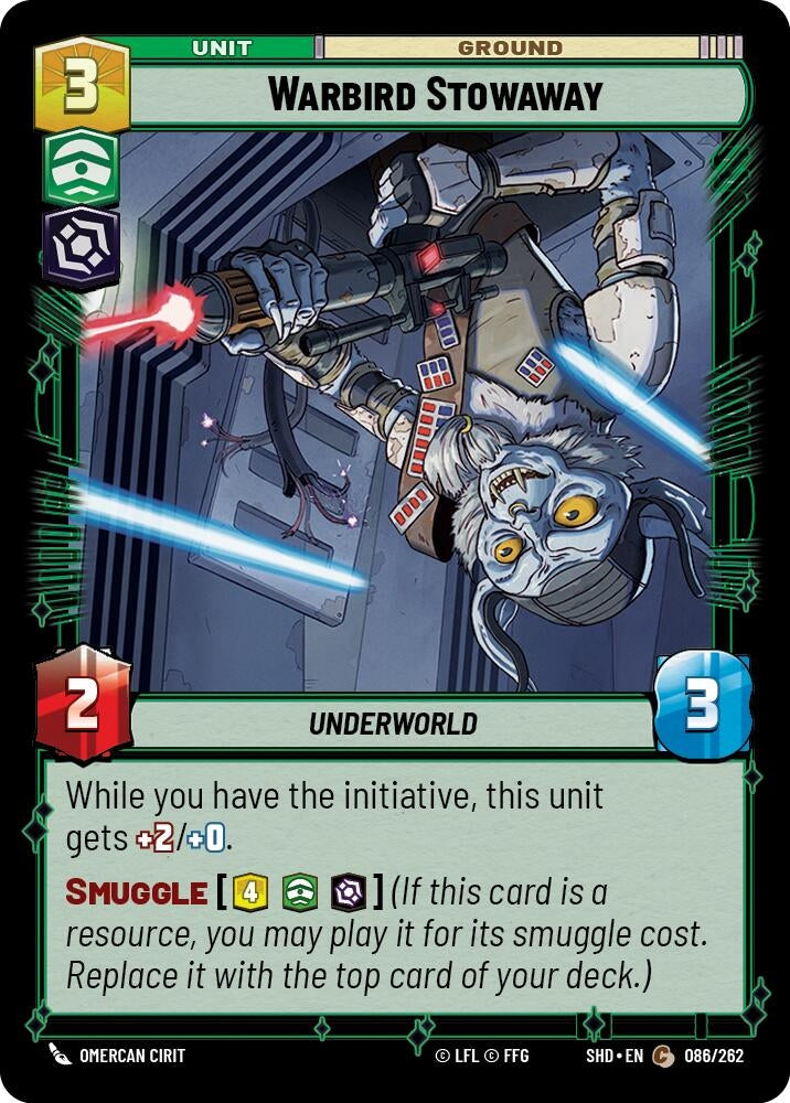 Warbird Stowaway (086/262) (SHD)