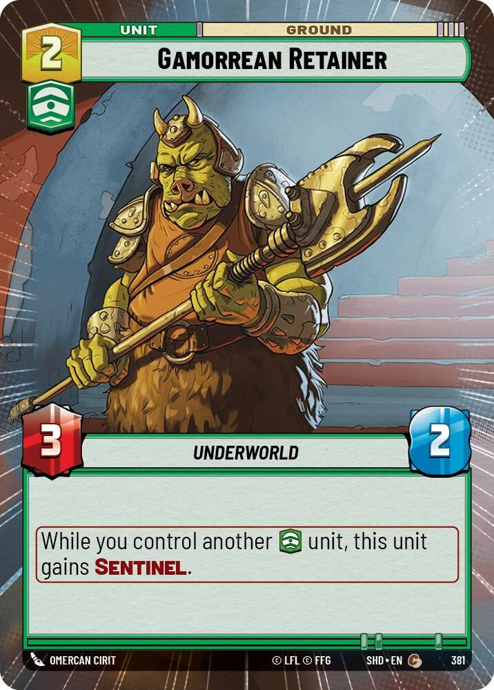 Gamorrean Retainer (Hyperspace) (381) (SHD)