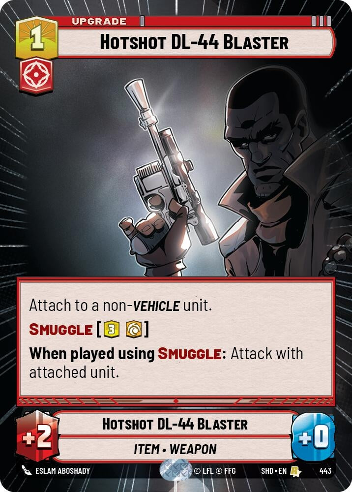 Hotshot DL-44 Blaster (Hyperspace) (443) (SHD)