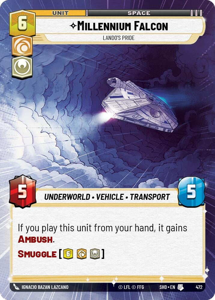 Millennium Falcon - Lando's Pride (Hyperspace) (472) (SHD)