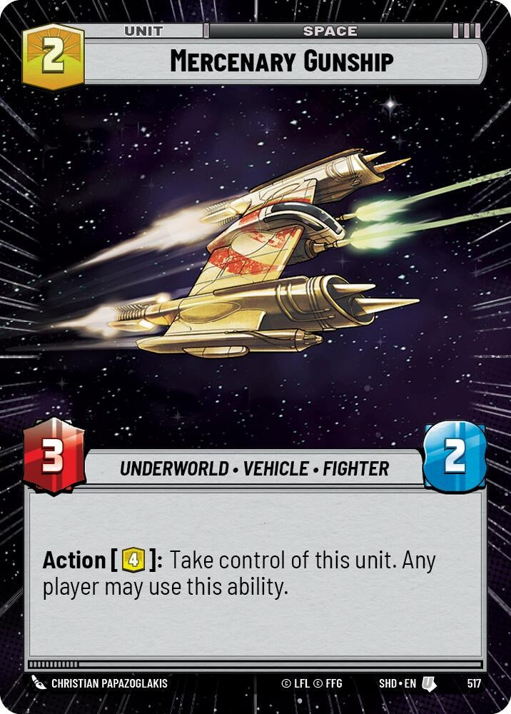 Mercenary Gunship (Hyperspace) (517) (SHD)