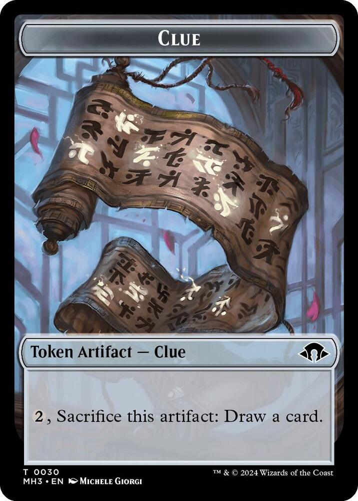 Clue Token // Energy Reserve Double-Sided Token (30 // 36) (MH3)