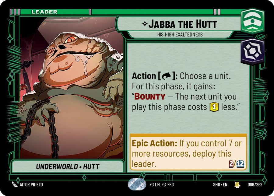 Jabba the Hutt - His High Exaltedness (006/262) (SHD)