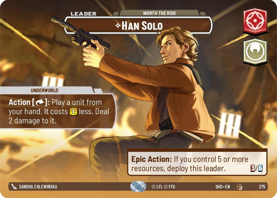 Han Solo - Worth the Risk (Showcase) (275) (SHD)