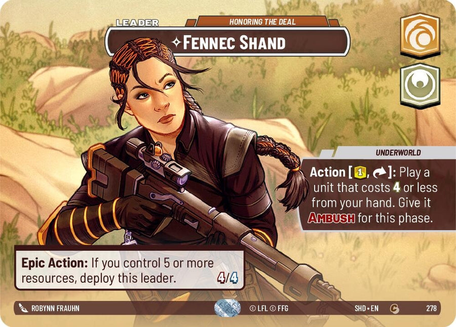 Fennec Shand - Honoring the Deal (Showcase) (278) (SHD)