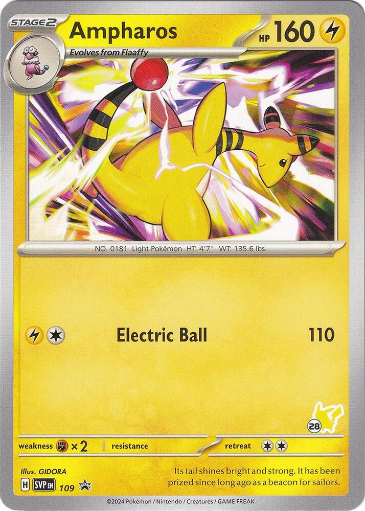 Ampharos - Pikachu 28 (109) (BA24)