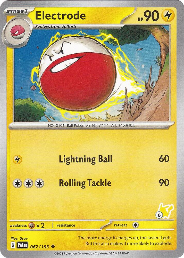 Electrode - Pikachu 6 (067/193) (BA24)