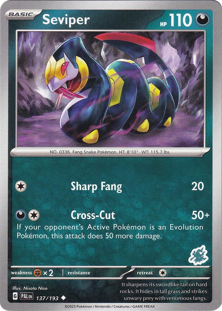 Seviper - Darkrai Deck (137/193) (BA24)