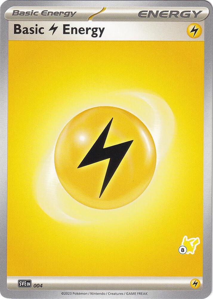 Basic Lightning Energy - Pikachu 8 (004) (BA24)