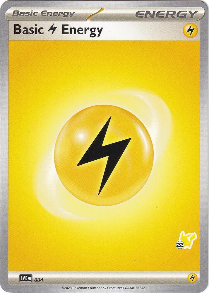 Basic Lightning Energy - Pikachu 22 (004) (BA24)