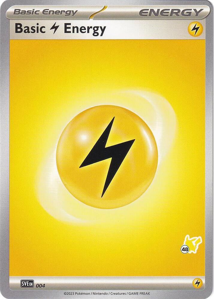 Basic Lightning Energy - Pikachu 48 (004) (BA24)