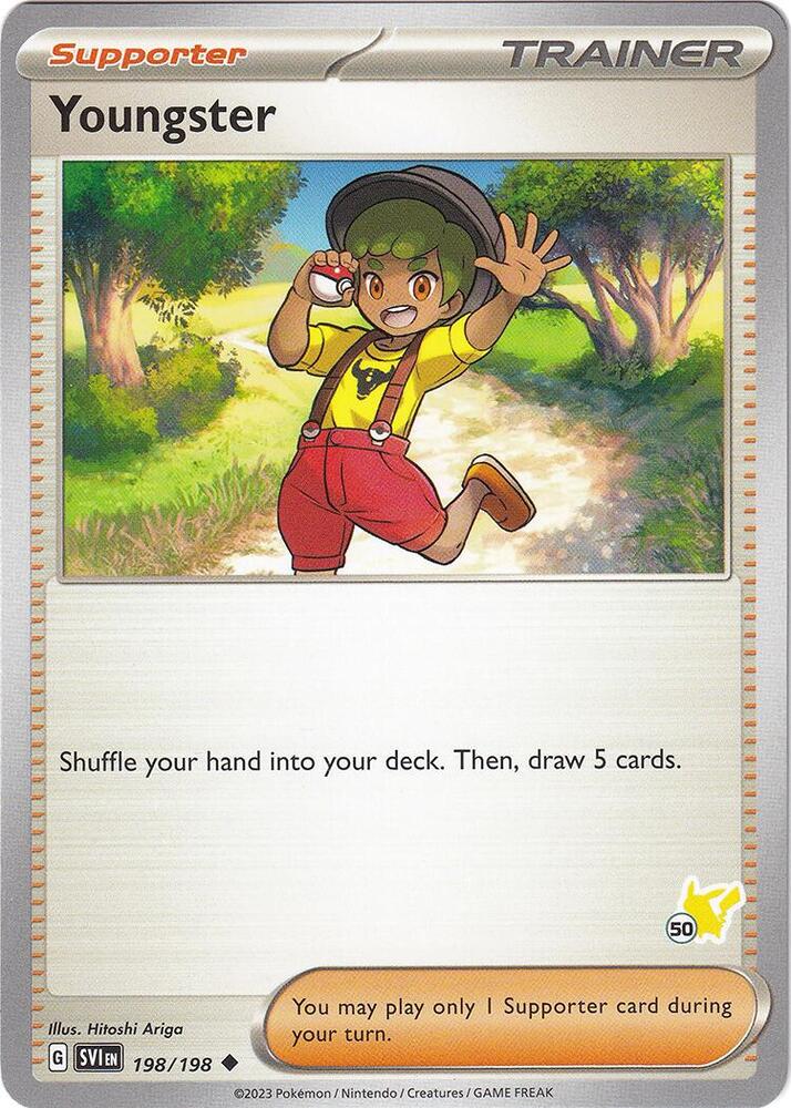 Youngster - Pikachu 50 (198/198) (BA24)