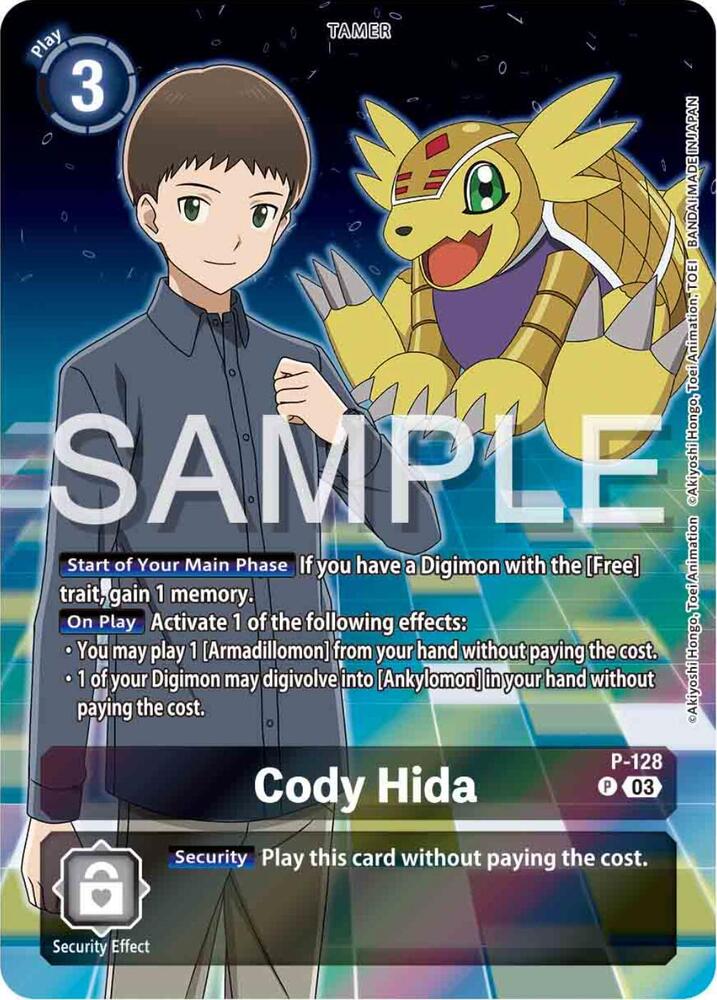 Cody Hida - P-128 (Digimon Adventure 02: The Beginning Set) (P-128 P) (D-PR)