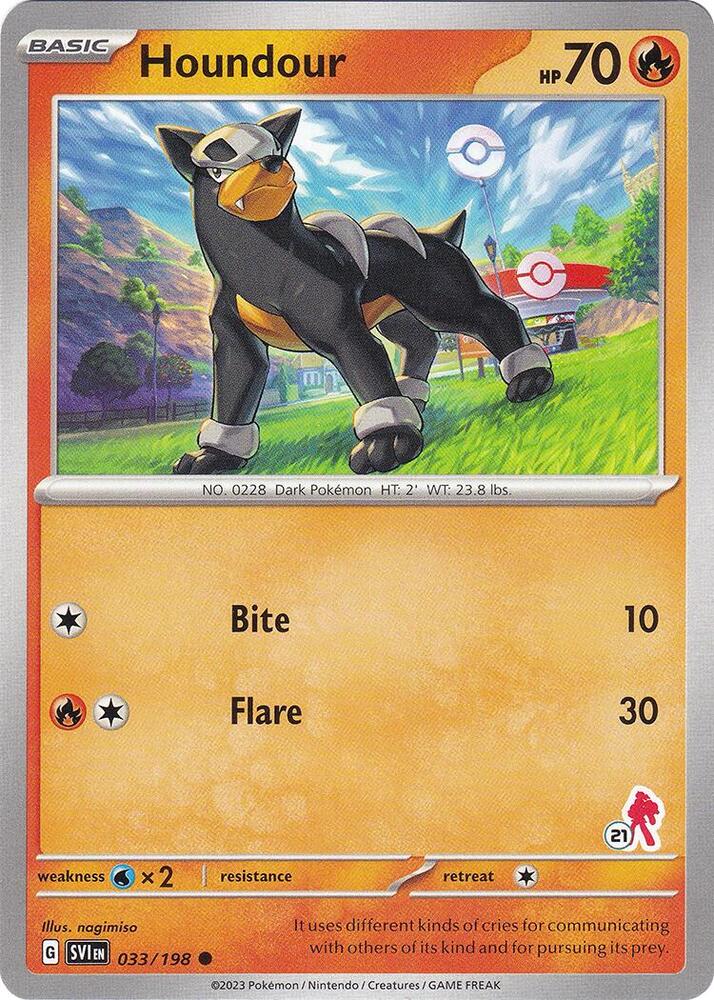 Houndour - Armarouge 21 (033/198) (BA24)