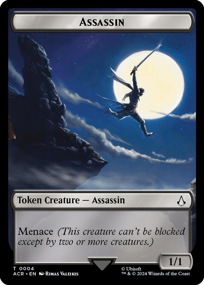 Assassin // Phobos Double-Sided Token (4 // 5) (ACR)