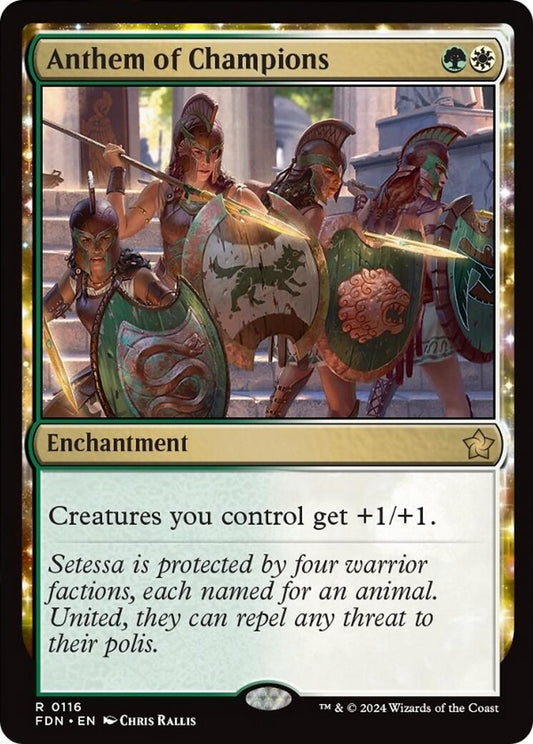 Image for Anthem of Champions (116) (FDN) - Magic: The Gathering