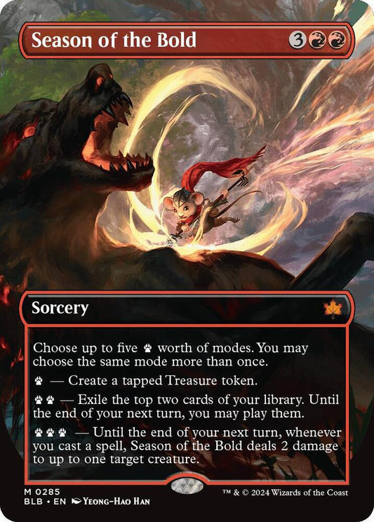 Image for Season of the Bold (Borderless) (285) (BLB) - Magic: The Gathering