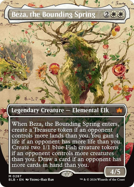 Image for Beza, the Bounding Spring (Borderless) (287) (BLB) - Magic: The Gathering